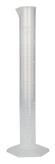 Cylinder PP 25ml. Pack 12.