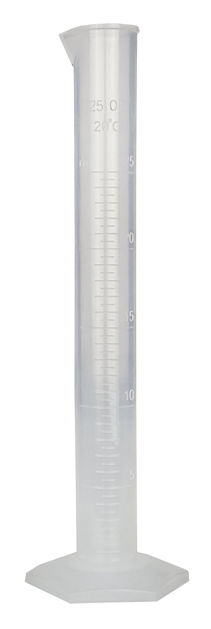 Cylinder PP 25ml. Pack 12.
