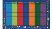 Calendar Celebrations Rug - 7ft 6in x 12ft - Rectangle - Blue
