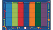 Canadian Calendar Celebrations Rug - 7ft 6in x 12ft - Rectangle - Blue