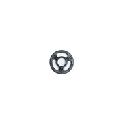 "ISO-GRIP" 2.5 LB Steel Composite Olympic Grip Plate - Black