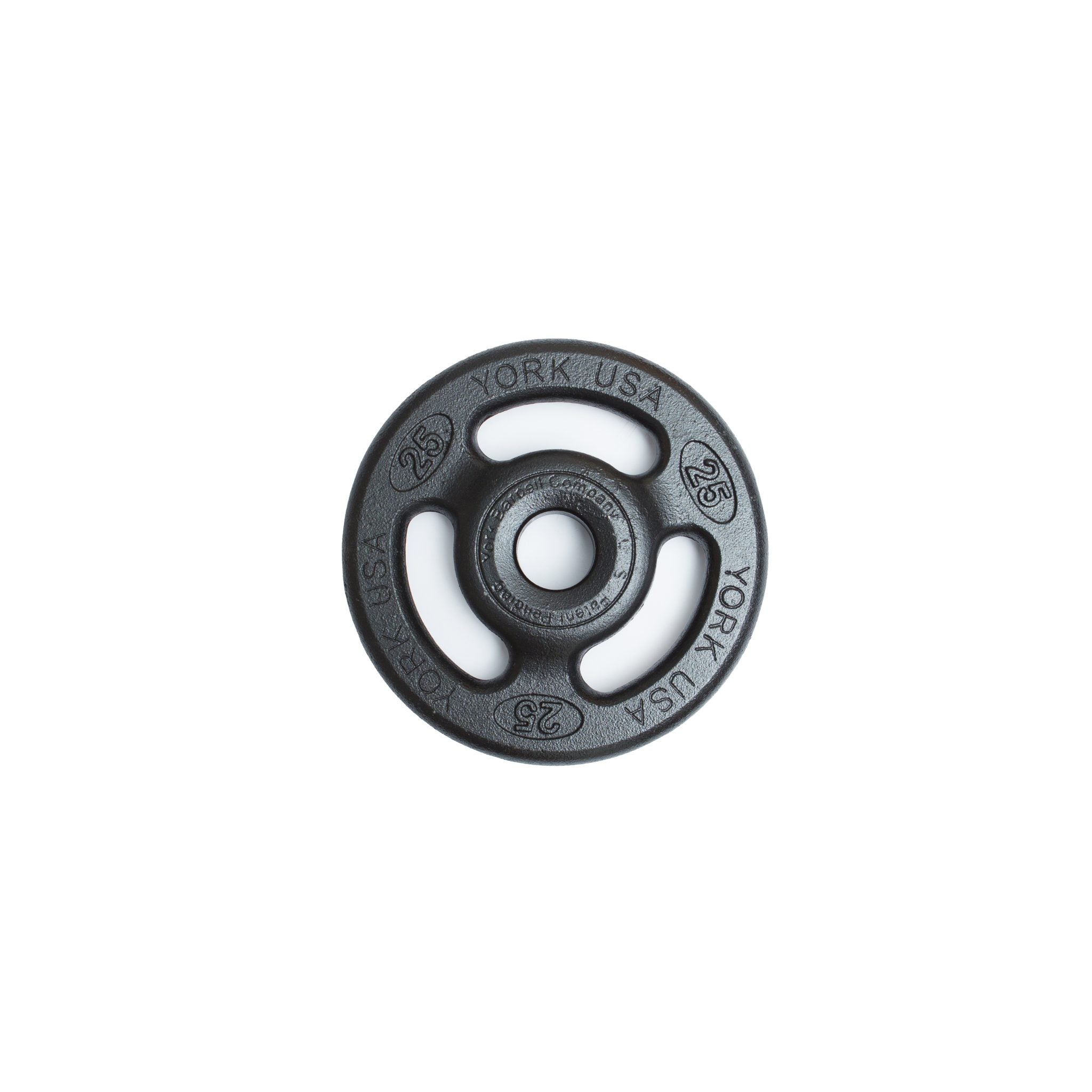 "ISO-GRIP" 25 LB Steel Composite Olympic Grip Plate - Black