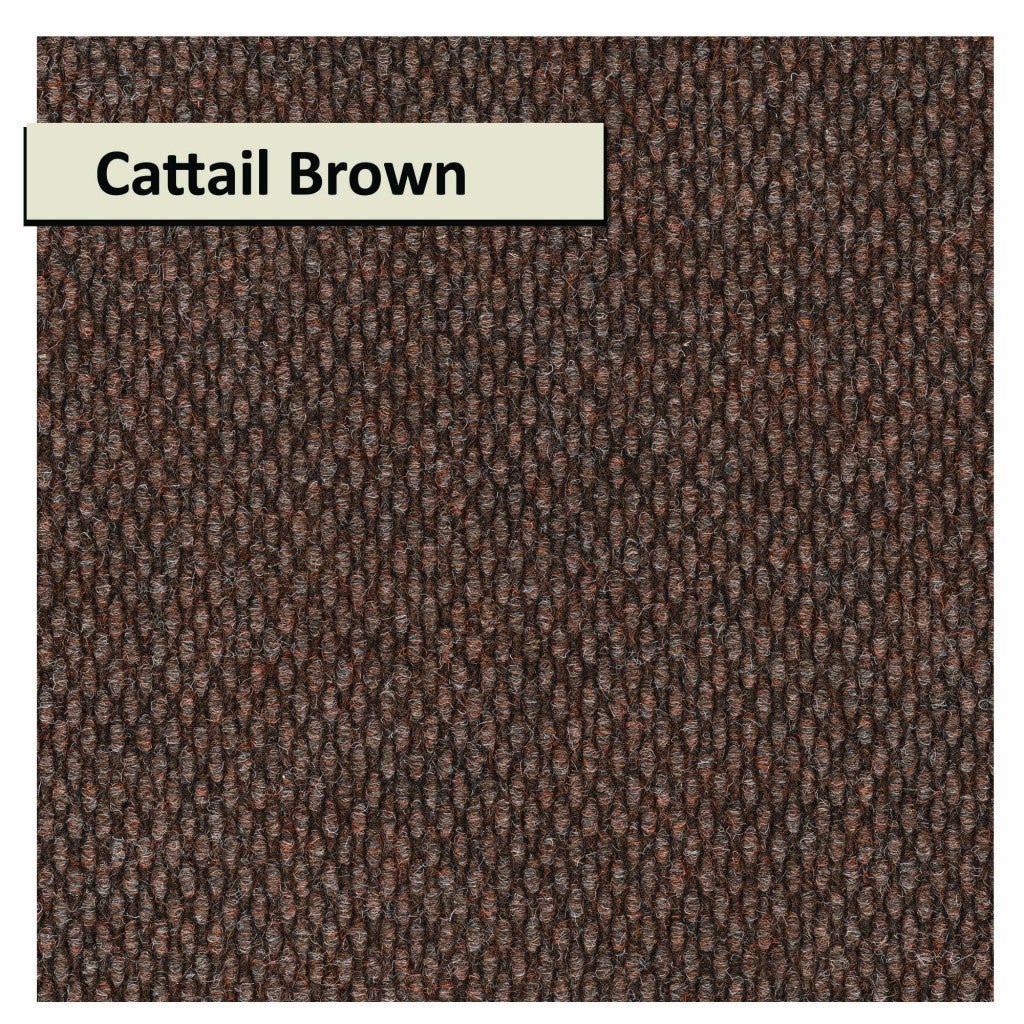 All Seasons Mountainside Outdoor Indoor Slip Resistant UV Tested Rug 7ft - 6in x 12ft - Rectangle - Cattail Brown