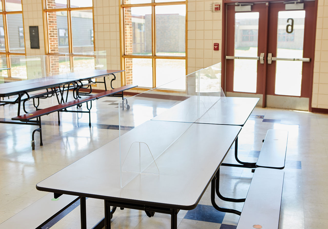 Jonti-Craft® See-Thru Table Divider Shields - Center Divider - 59.5" x 12" x 24"