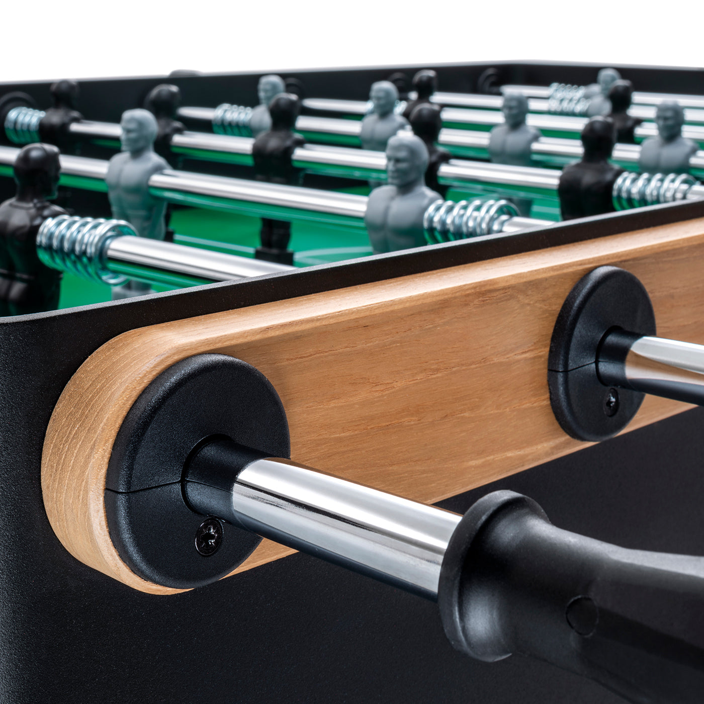 Ciclope Foosball Table with Entertainment Top & Premium Cover, Black