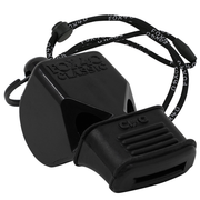 Classic CMG Official W/ Breakaway Lanyard Whistle - BLACK