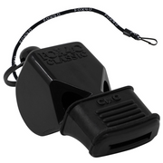 Classic CMG Official W/ Wrist Lanyard Whistle - BLACK