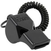 Classic Safety W/ Flexxcoil Whistle - BLACK