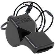 Classic Official W/ P.T.S. Lanyard Whistle - BLACK