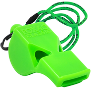 Classic Safety W/ Breakaway Lanyard Whistle - NEON GREEN