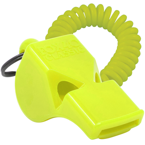 Classic Safety W/ Flexxcoil Whistle - NEON YELLOW