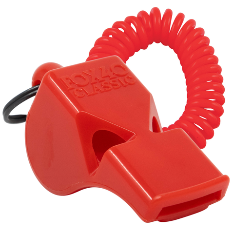 Classic Safety W/ Flexxcoil Whistle - RED