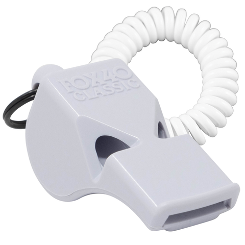 Classic Safety W/ Flexxcoil Whistle - WHITE