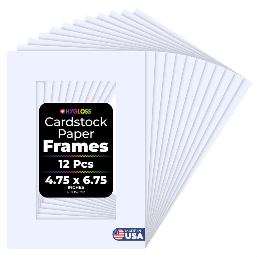 Frames - White, 24 ct., Medium