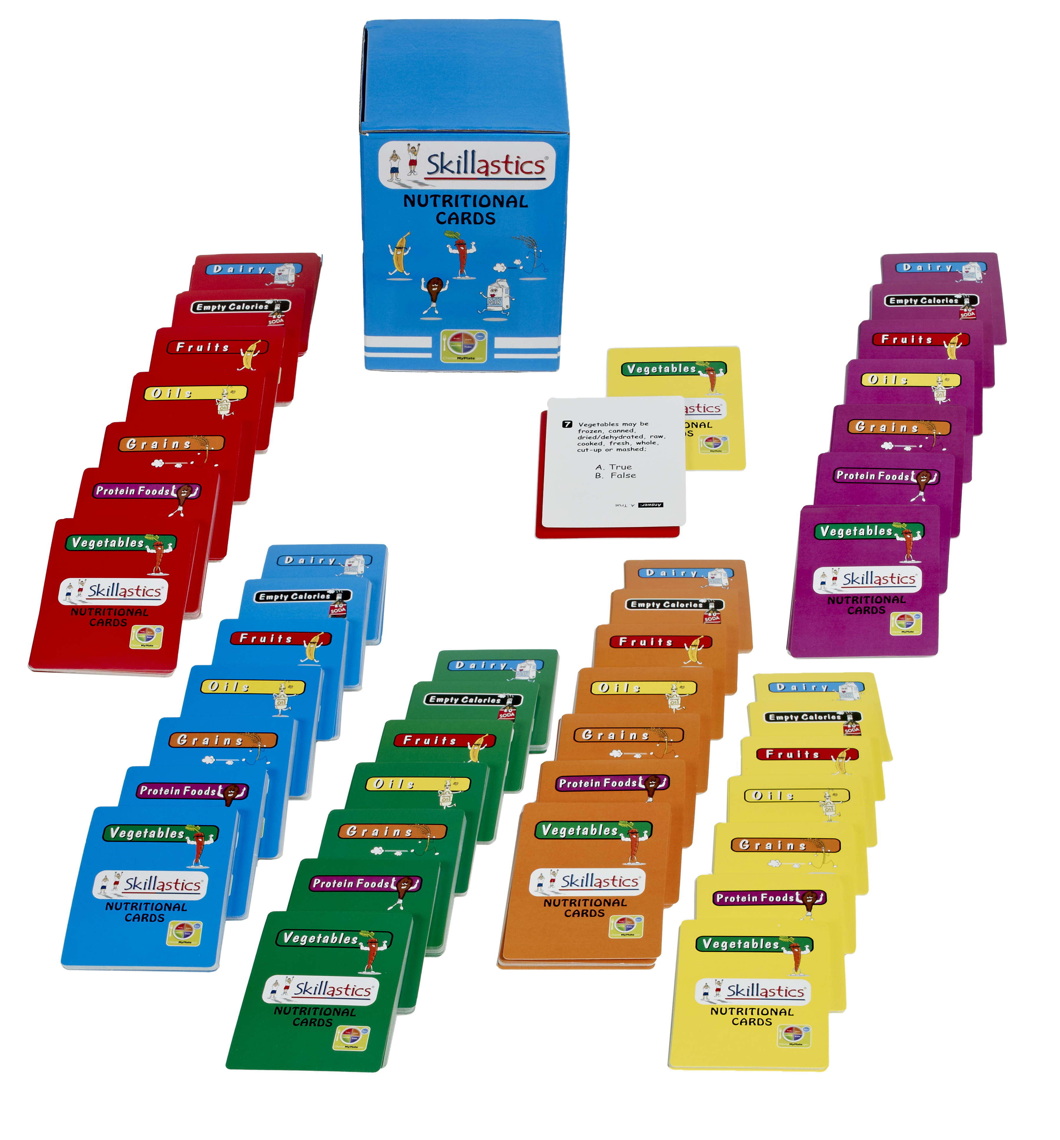 Skillastics® Secondary Nutritional 1 Box, nutrition question cards