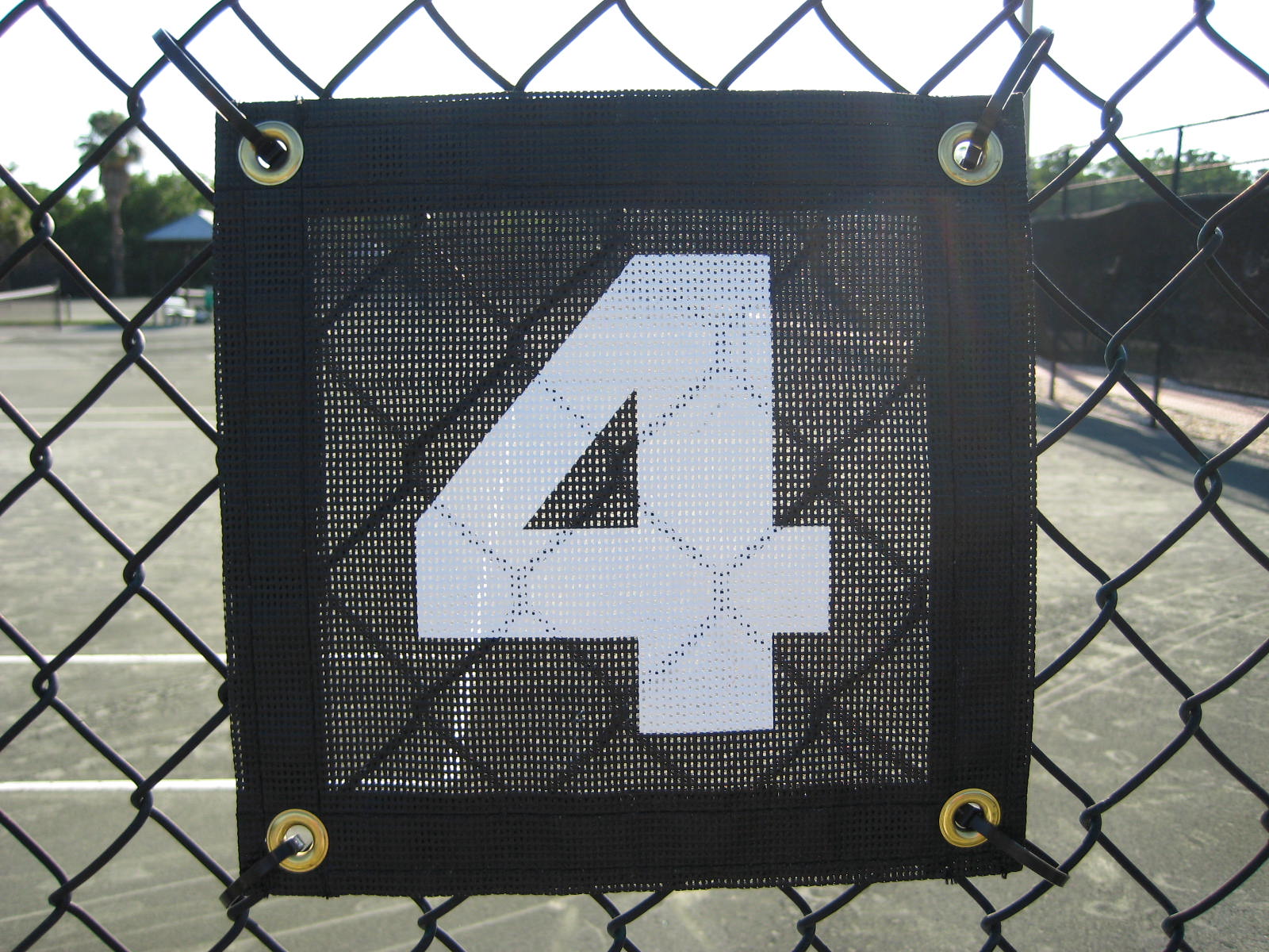 Aer-Flo Court Numbers - Tuffy (14"x14")