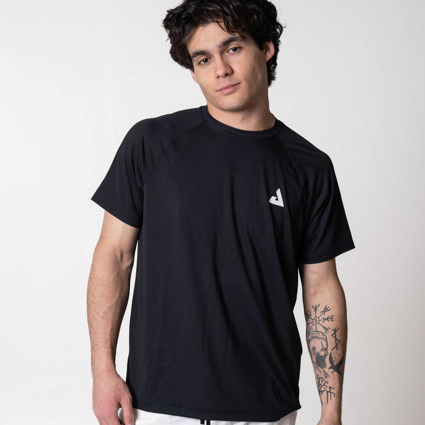 Men's Court Short Sleeve (Black) - XS