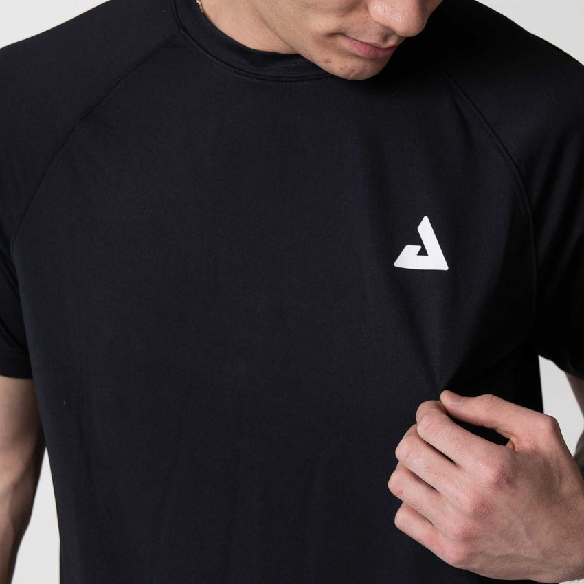 Men's Court Short Sleeve (Black) - XS