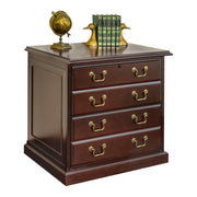OfficeSource Rowland 2 Drawer Lateral File - Mahogany