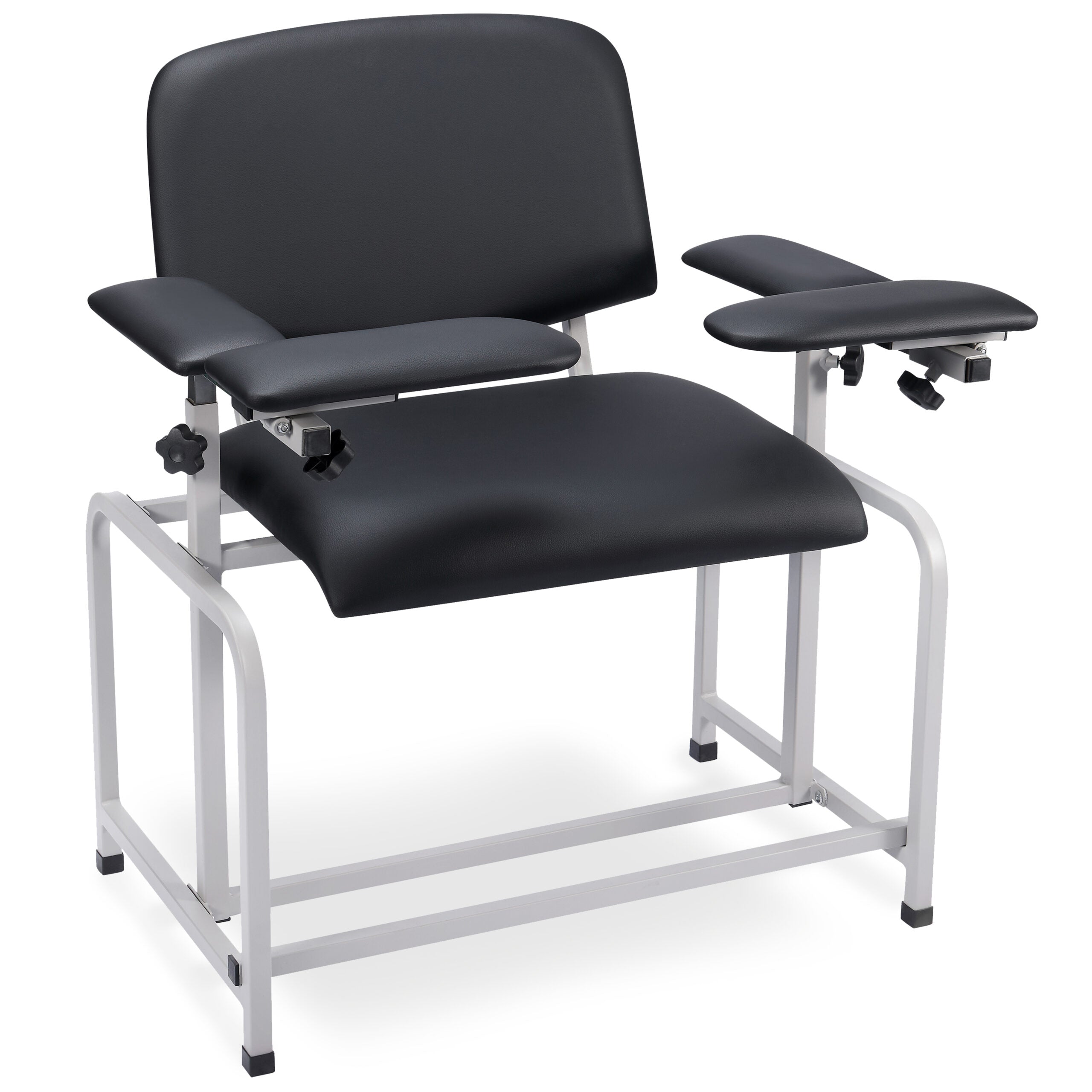 Bariatric Padded Blood Drawing Chair - Black