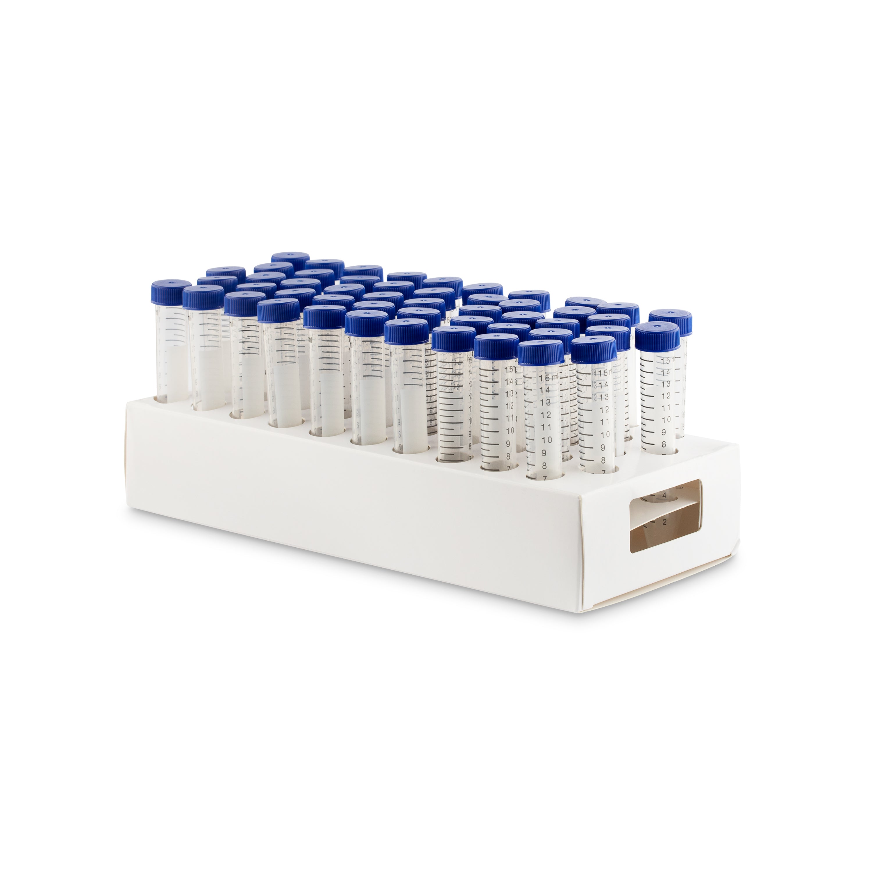 United Scientific® Centrifuge Tube, Conical Bottom, PP/HDPE, 15 mL, Sterile, comes with 50