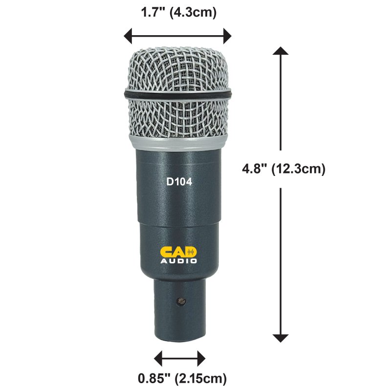 CAD D104 Dynamic Drum And Instrument Microphone
