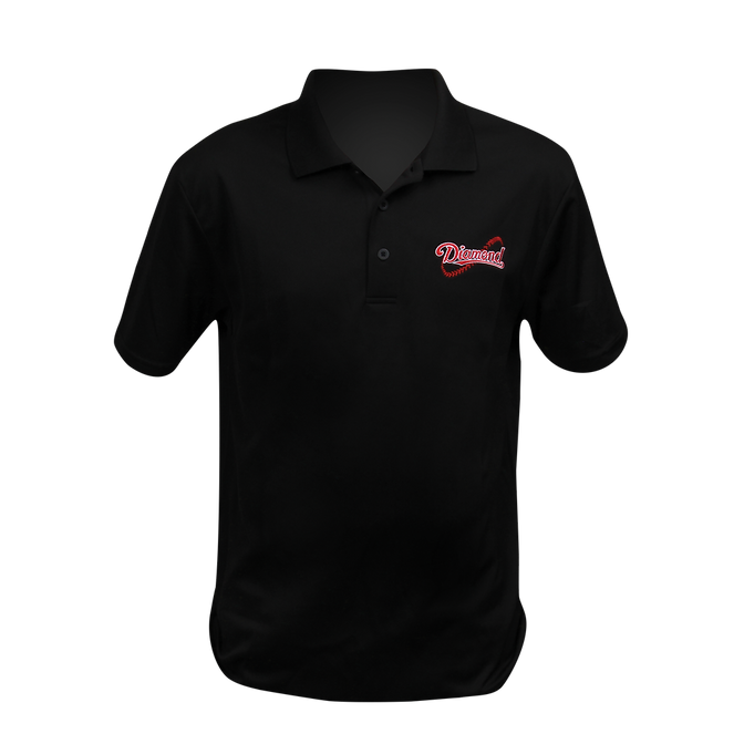 Diamond® Dugout - Apparel - Short Sleeve Sport Shirt, Black - Pack Of 1