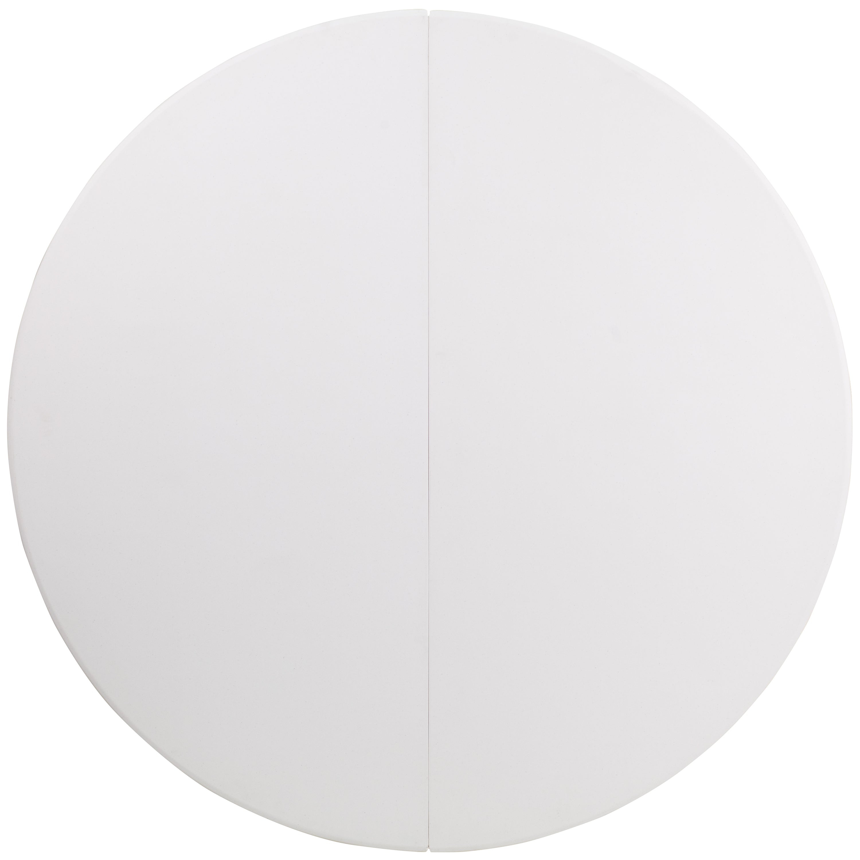 Elon 5-Foot Round Granite White Plastic Folding Table