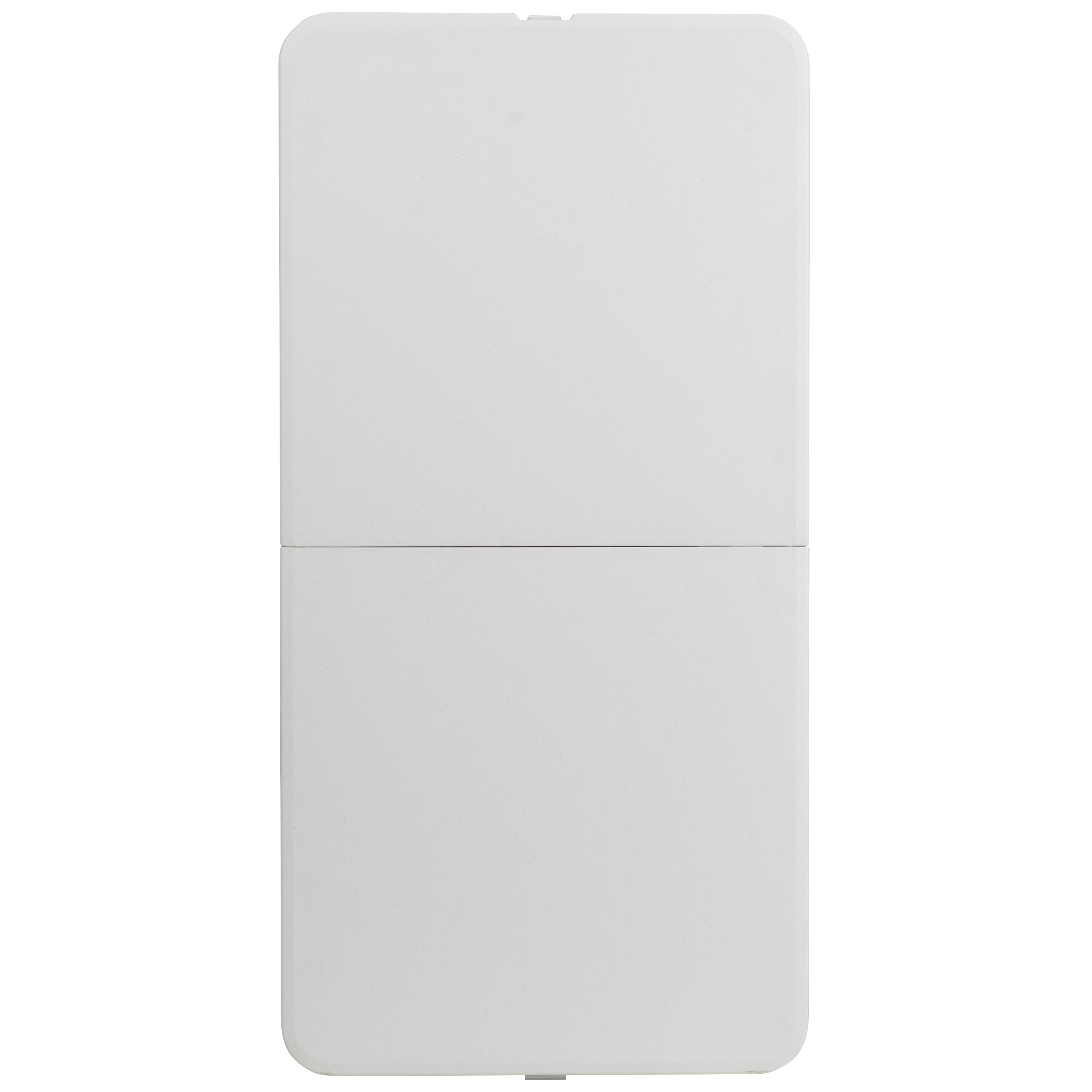 Elon 4-Foot Height Adjustable Bi-Fold Granite White Plastic Folding Table