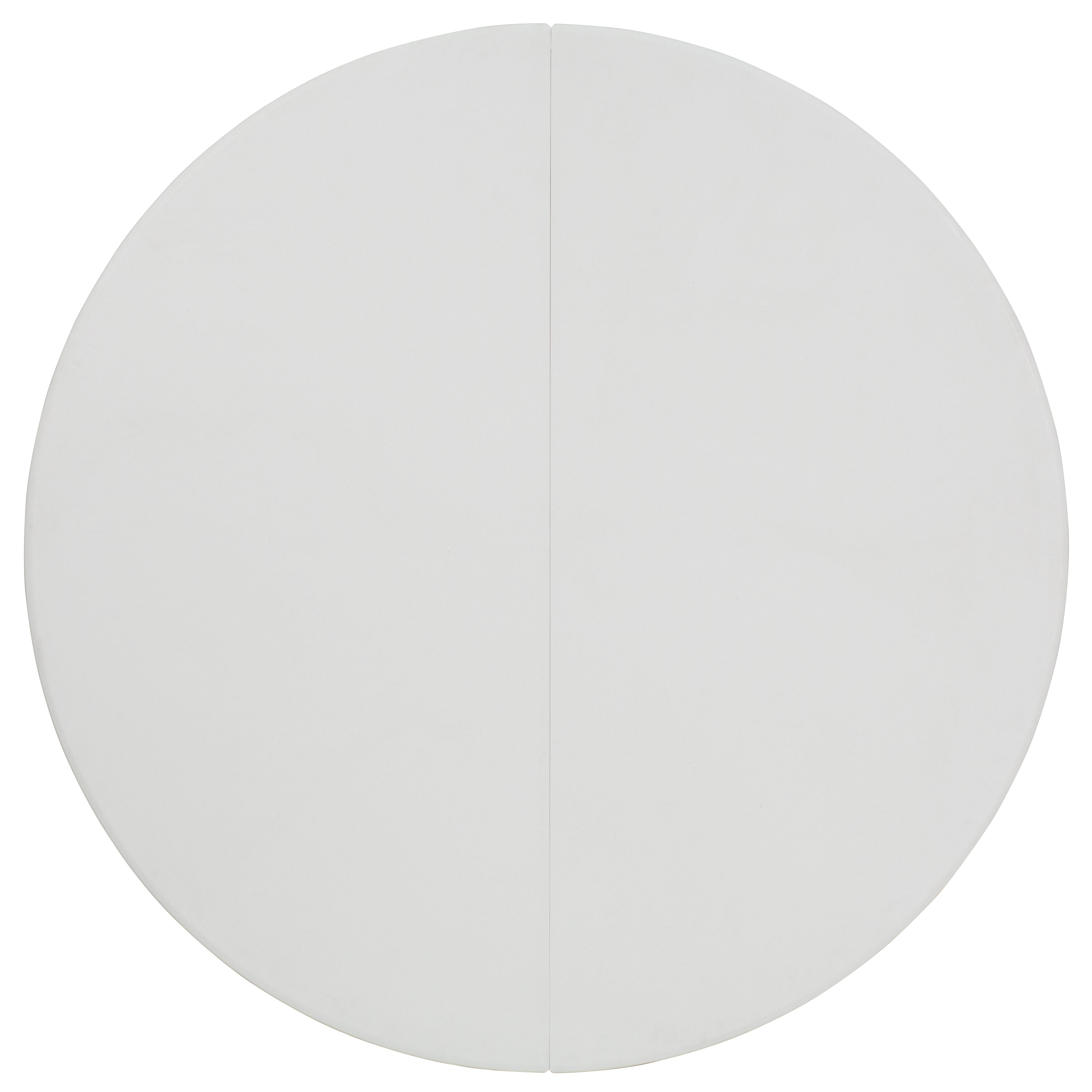 Elon 5-Foot Round Granite White Plastic Folding Table