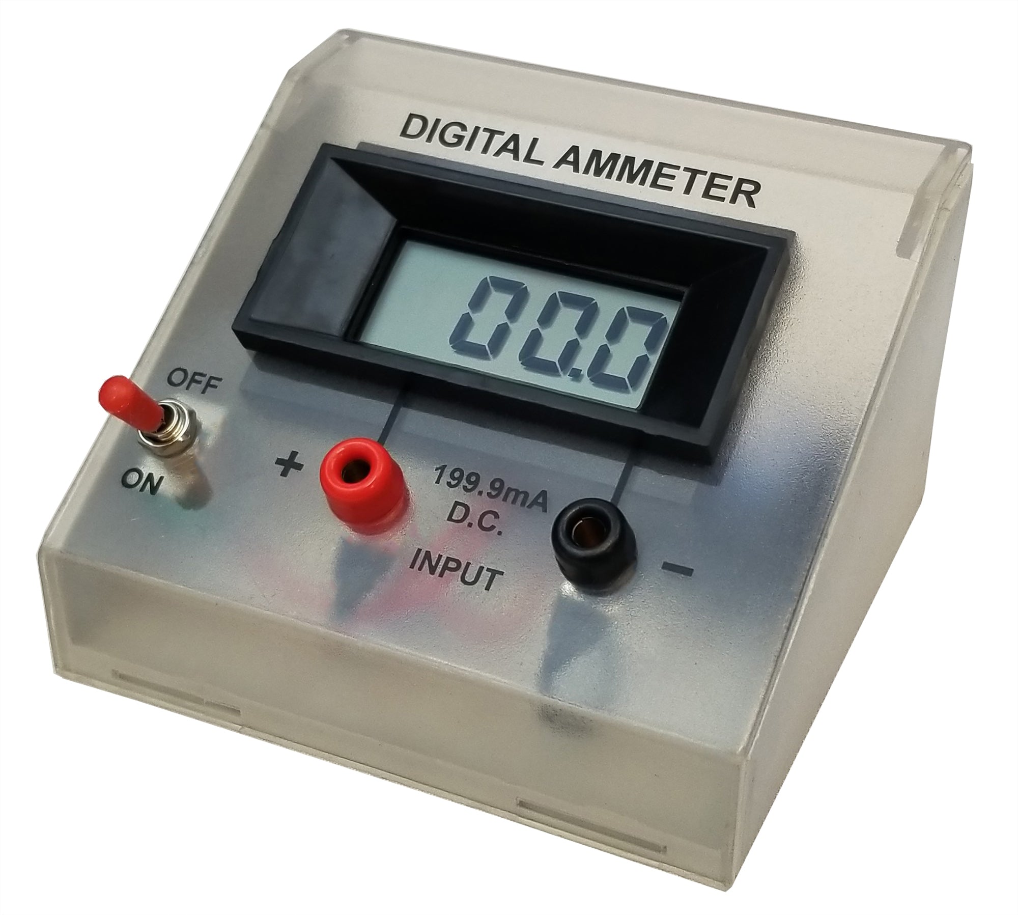 Meter, Digital Ammeter 199.9mA.