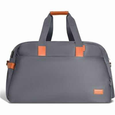 Champs Vintage Carrying Case (Duffel) for 11&amp;quot; to 15.6&amp;quot; Notebook, Tablet, Glasses, Travel, Shoes - Gray