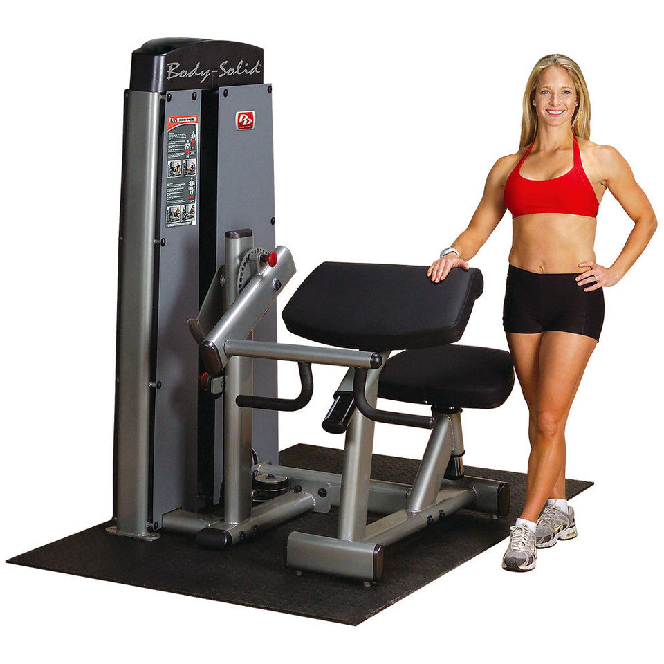Dual Bi/Tricep Machine,  Freestanding, W 210Lb Stack