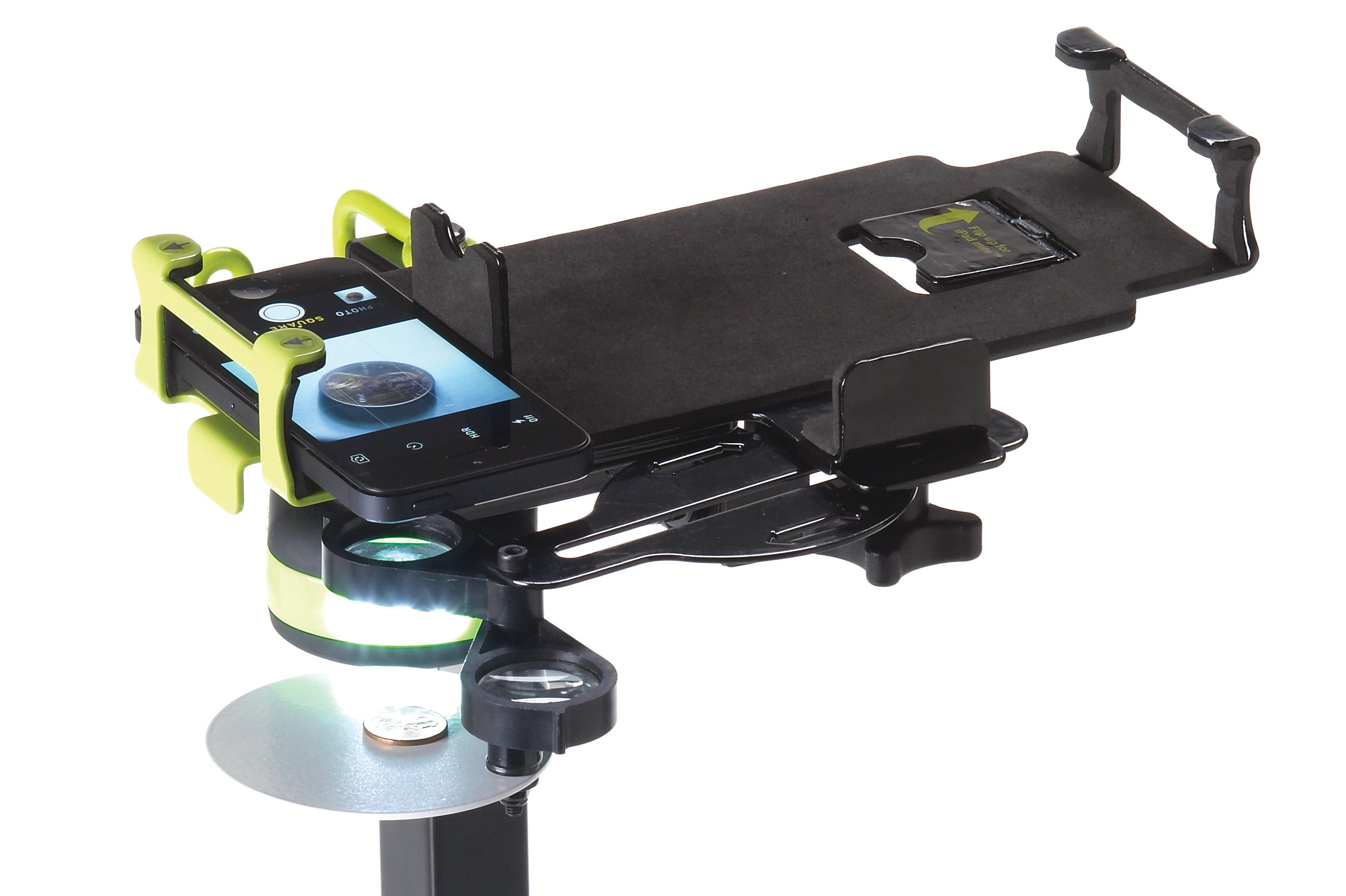 Dewey the Document Camera Stand with Microscope and Light