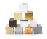 United Scientific® Density Cube Set Of 10 In Wooden Storage Box