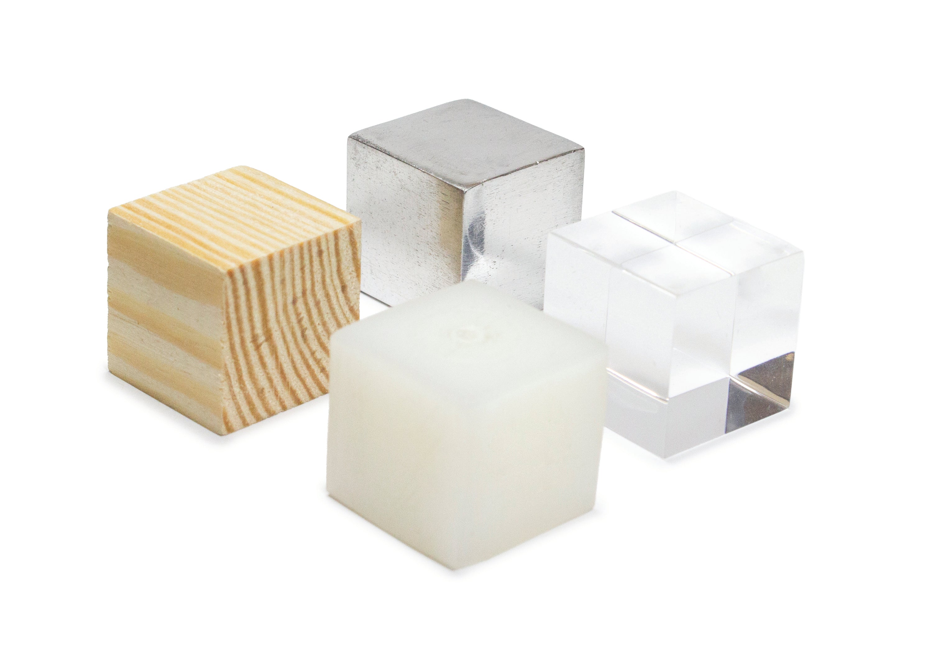 United Scientific® Density Cube Set Of 4 In Poly Bag