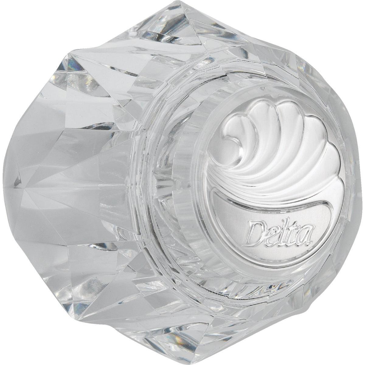 Delta Chrome Single Replacement Clear Faucet Handle