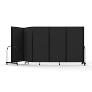 Magnetic Dry Erase Tackable Divider, 6' x 14'1", Black Frame