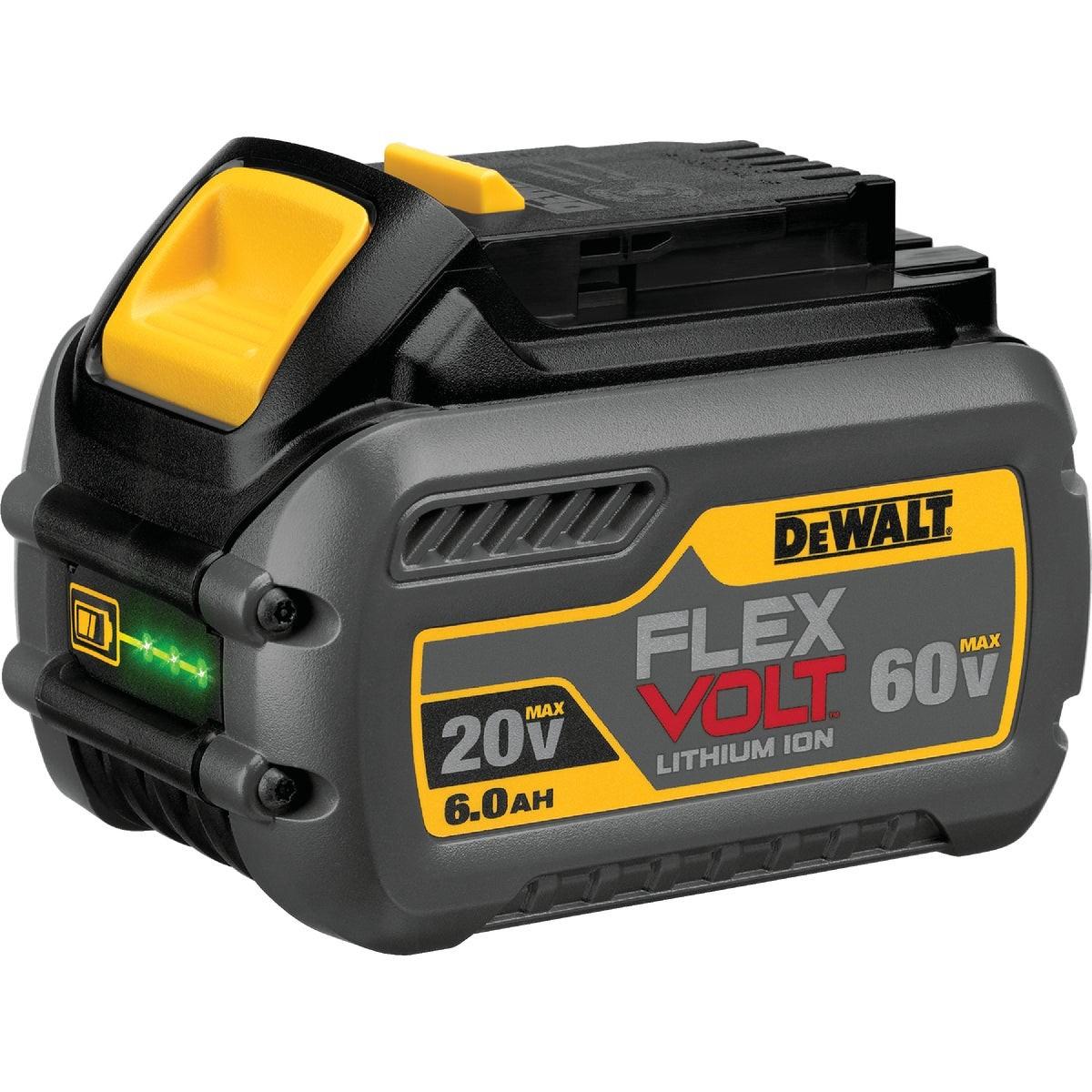 DEWALT FLEXVOLT 20 Volt and 60 Volt MAX Lithium-Ion 6.0 Ah Tool Battery