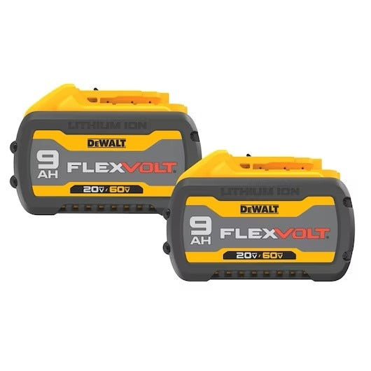 DEWALT Flexvolt 20V/60V Max Batteries, 9.0-Ah, 2-Pack