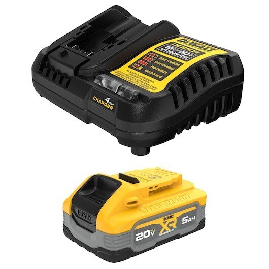 Battery Starter Kit, 20 V, Lithium-ion Battery, 5 Ah