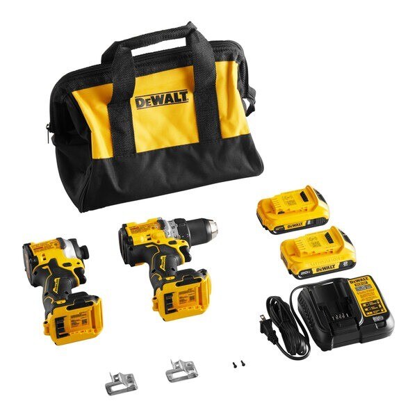 DCK2051D2 DeWalt, Cordless Brushless Drill Driver And Atomic Impact Driver Kit