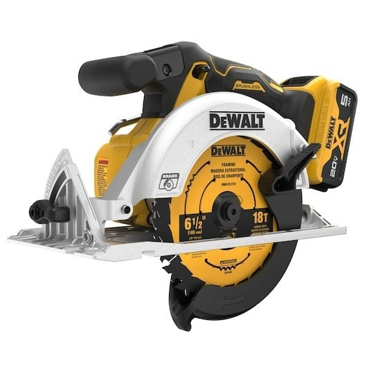 Circular Saw Kit, 20 V, Lithium Ion Battery, 5/8 Inch Arbor