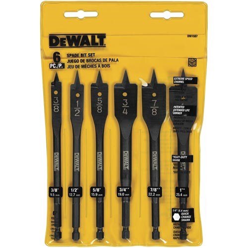 Wood Boring Bit, 6pc Wd Boring Bit Set