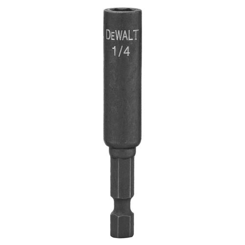 DeWalt Screw Driving, 1/4" x 2-9/16" Magnetic Impact Ready Nutdriver