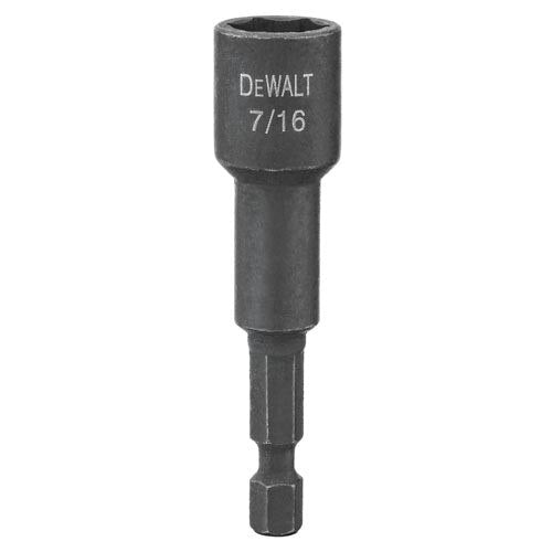 DeWalt Screw Driving, 1/4" x 2-9/16" Magnetic Impact Ready Nutdriver