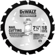 DeWalt Circular Saw Blades, Construction 7-1/4" 18T Rock Carbide™ Saw Blade