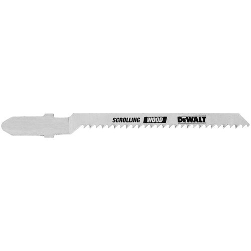 Jig Saw Blade, 3" 12TPI Trim/Coping HCS  - Jig Saw Blade  5pk