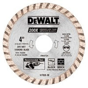 DeWalt Diamond Blades, 4" High Performance Masonry Blade