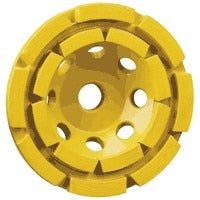 DeWalt Diamond Blades, 5" Double Row Diamond Cup Wheel, Package Qty: 1 per pack